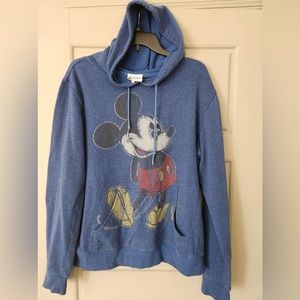 AUTHENTIC DISNEY PARKS Vintage Mickey Mouse Hoodie-size Medium